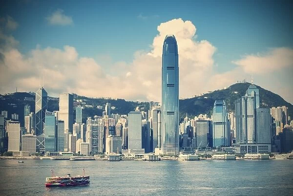 Star Ferry and Hong Kong Island skyline, Hong Kong
