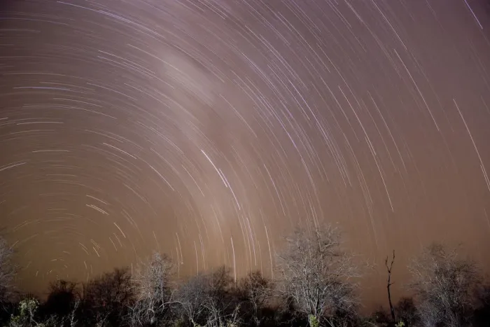 Framed Print : Star trails, Ruaha National park, Tanzania Framed Print : Star trails, Ruaha National park, Tanzania