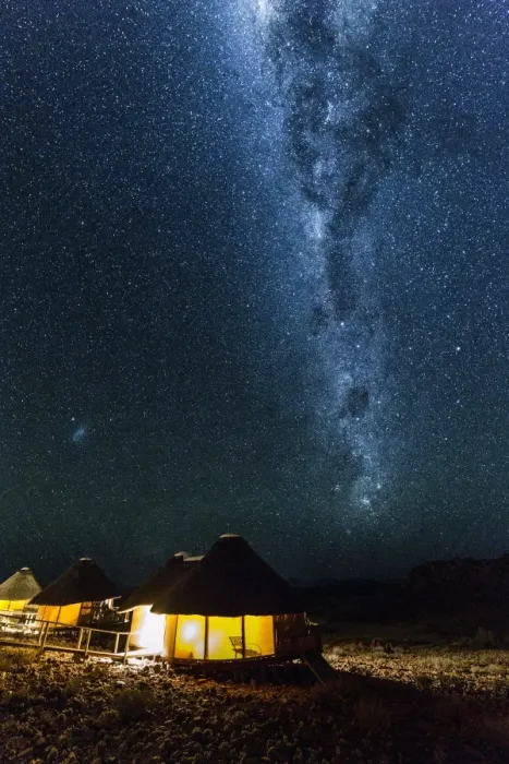 Framed Print : Starry night in Namibia at the Sossus dune lodge, Africa Framed Print : Starry night in Namibia at the Sossus dune lodge, Africa