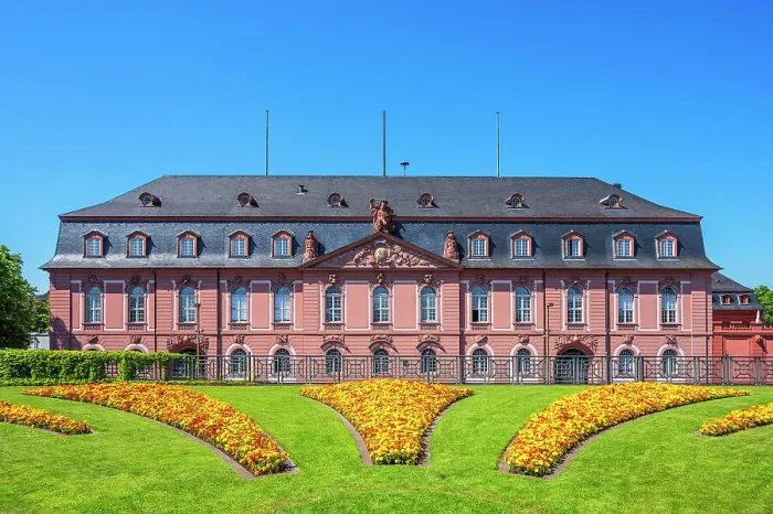 Framed Print : State chancellery, Mainz, Rhineland-Palatinate, Germany