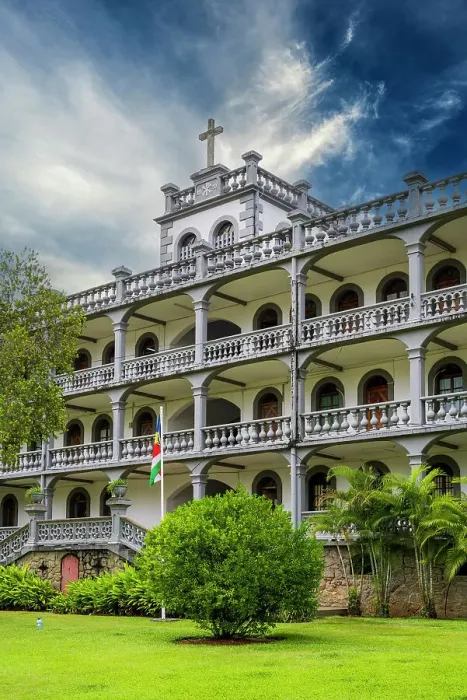 Framed Print : State House, Victoria, Mahe, Seychelles Framed Print : State House, Victoria, Mahe, Seychelles