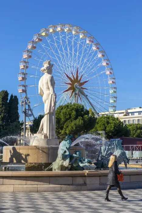 Framed Print : Statue of Apollo at Place Massena, Nice, South of France Framed Print : Statue of Apollo at Place Massena, Nice, South of France