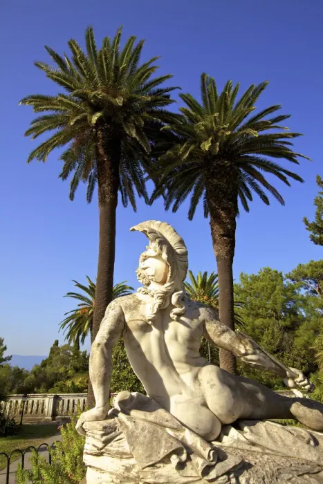 Framed Print : Statue of Dying Achilles, Achilleion Gardens, Corfu, The Ionian Islands, Greek Islands Framed Print : Statue of Dying Achilles, Achilleion Gardens, Corfu, The Ionian Islands, Greek Islands