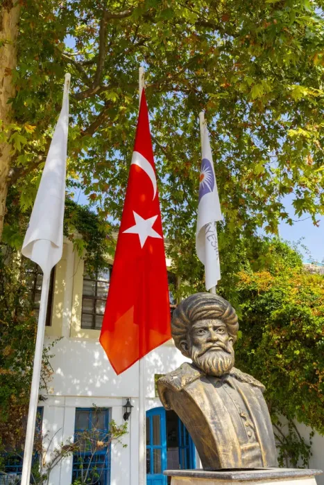 Framed Print : Statue of Hayreddin Barbarossa, Antalya, Turkey Framed Print : Statue of Hayreddin Barbarossa, Antalya, Turkey
