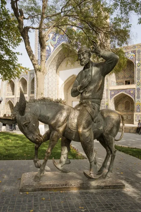 Framed Print : Statue of Hoja Nasruddin, a semi-mythical storyteller who appears in Sufi teaching-tales Framed Print : Statue of Hoja Nasruddin, a semi-mythical storyteller who appears in Sufi teaching-tales