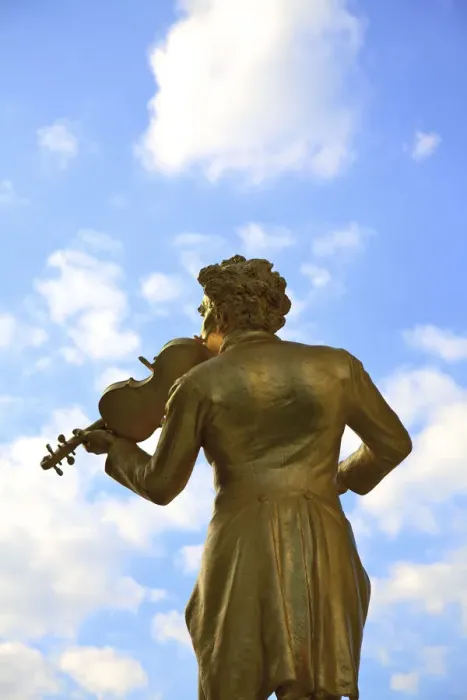 Framed Print : Statue of Johann Strauss, Stadtpark, Vienna, Austria, Central Europe