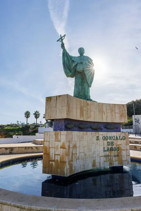 Framed Print : Statue of Sao Goncalo de Lagos in Lagos, Algarve, Portugal Framed Print : Statue of Sao Goncalo de Lagos in Lagos, Algarve, Portugal