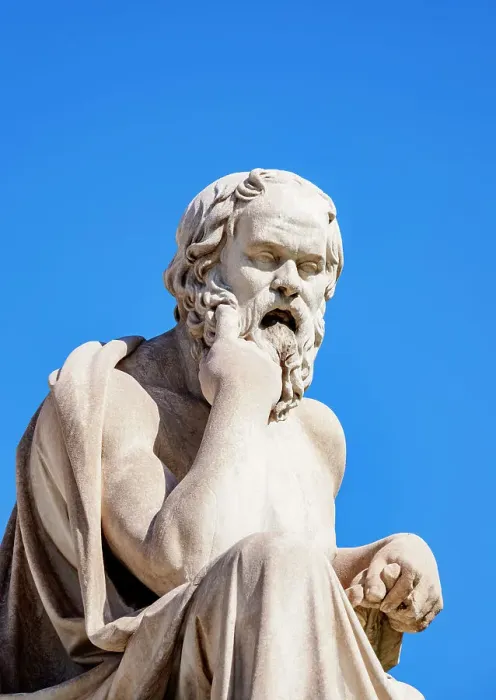 Framed Print : Statue of Socrates in front of The Academy of Athens, Athens, Attica, Greece Framed Print : Statue of Socrates in front of The Academy of Athens, Athens, Attica, Greece