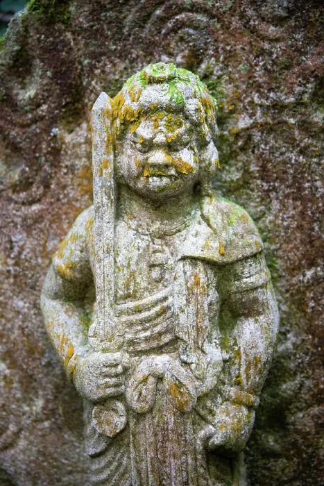 Framed Print : Statue at temple, near Osaka, Japan Framed Print : Statue at temple, near Osaka, Japan