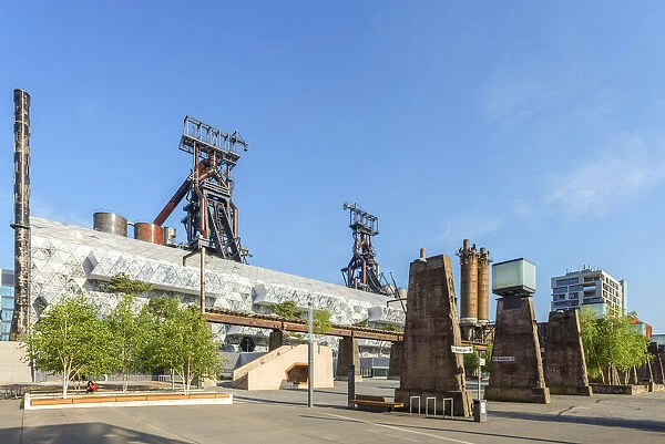 Former steel works museum at Belval, Esch-sur-Alzette, Kanton Esch, Luxembourg