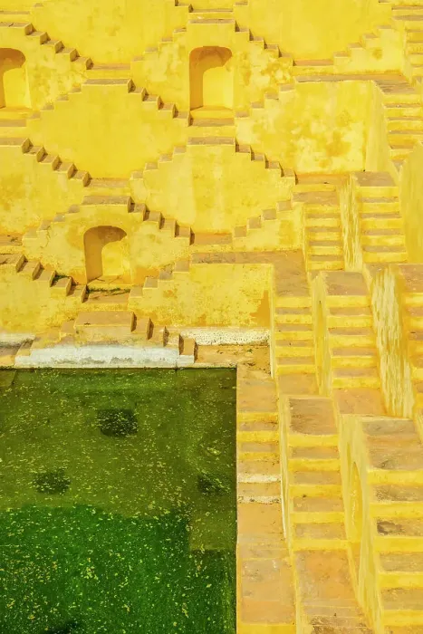 Framed Print : Step Well, Panna Meena Ka Kund, Amer, Rajasthan, India Framed Print : Step Well, Panna Meena Ka Kund, Amer, Rajasthan, India
