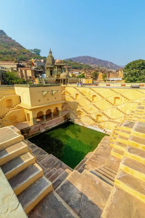 Framed Print : Step Well, Panna Meena Ka Kund, Amer, Rajasthan, India