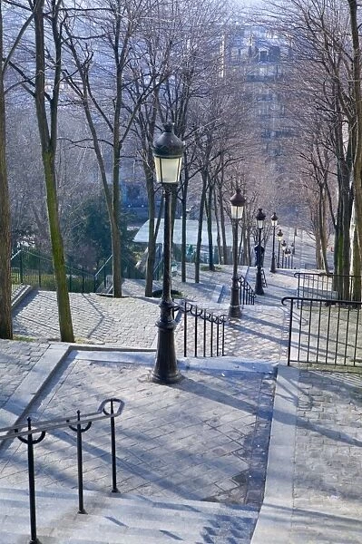 Steps to Montmartre, Paris, France