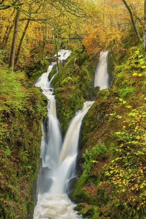 Framed Print : Stock Ghyll Force in Autumn, Lake District National Park, Cumbria, England Framed Print : Stock Ghyll Force in Autumn, Lake District National Park, Cumbria, England