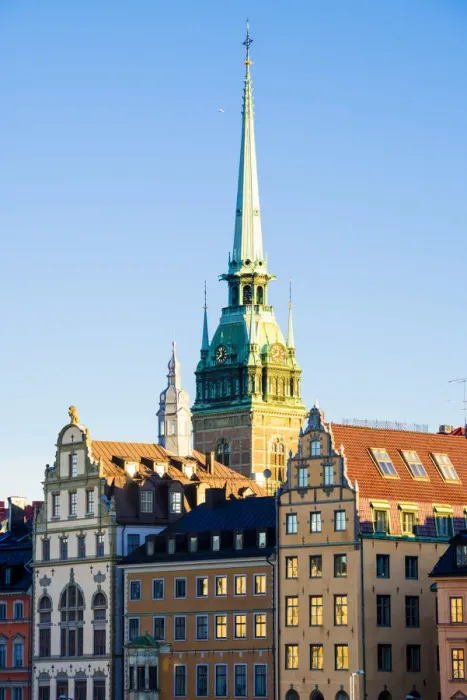 Framed Print : Stockholm, Sweden, Northern Europe. Gamla Stan (old town) typical architecture Framed Print : Stockholm, Sweden, Northern Europe. Gamla Stan (old town) typical architecture
