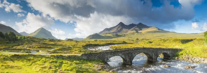 Framed Print : Stone Bridge & The Cuillins, Sligachan, Isle of Skye, Scotland Framed Print : Stone Bridge & The Cuillins, Sligachan, Isle of Skye, Scotland