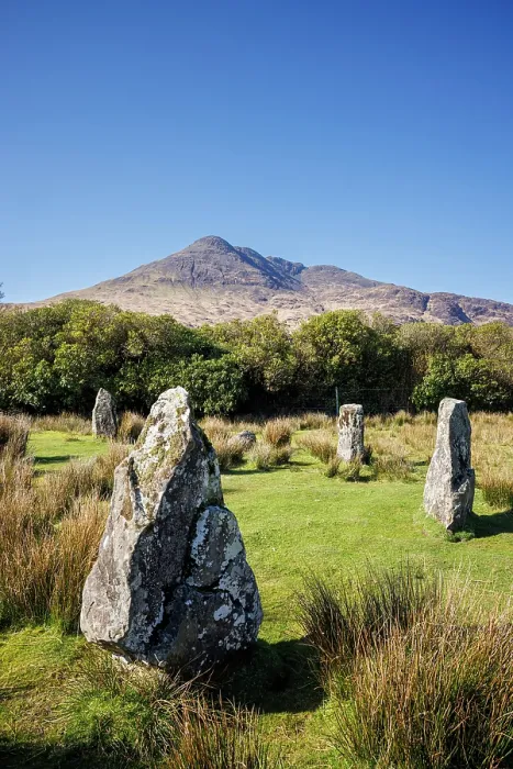 Framed Print : Stone circle, Lochbuie, Isle of Mull, Scotland, UK Framed Print : Stone circle, Lochbuie, Isle of Mull, Scotland, UK