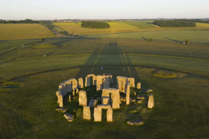 Framed Print : Stonehenge, Salisbury Plain, Wiltshire, England