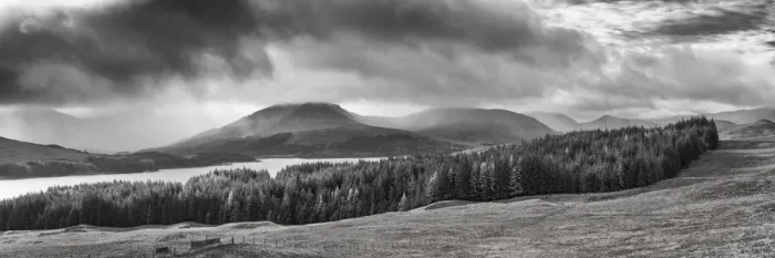 Framed Print : Storm Clouds over Loch Tulla, Argyll & Bute, Scotland Framed Print : Storm Clouds over Loch Tulla, Argyll & Bute, Scotland