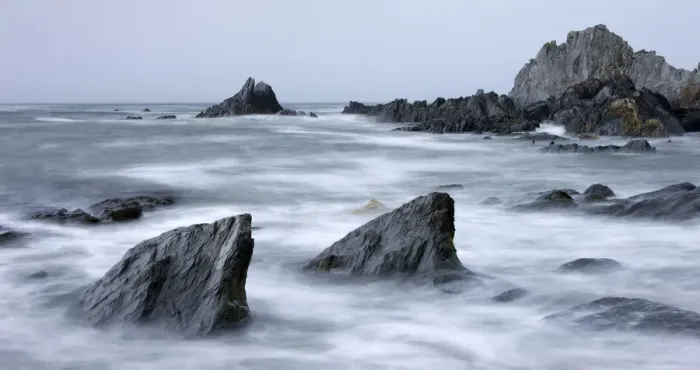 Framed Print : Stormy evening at Rockham Bay, North Devon, England. Spring Framed Print : Stormy evening at Rockham Bay, North Devon, England. Spring