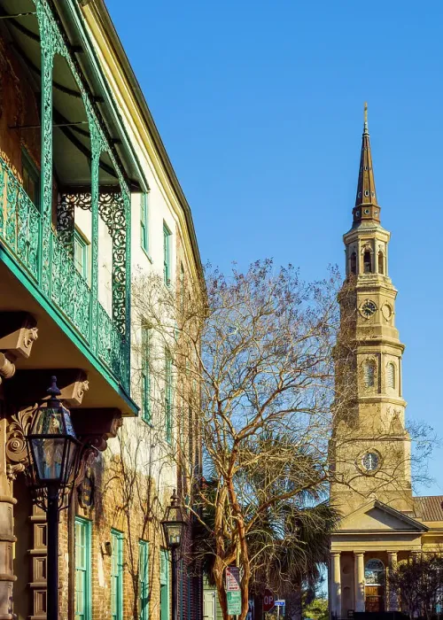 Framed Print : St.Philips Church, French Quarter Charleston, South Carolina, USA Framed Print : St.Philips Church, French Quarter Charleston, South Carolina, USA