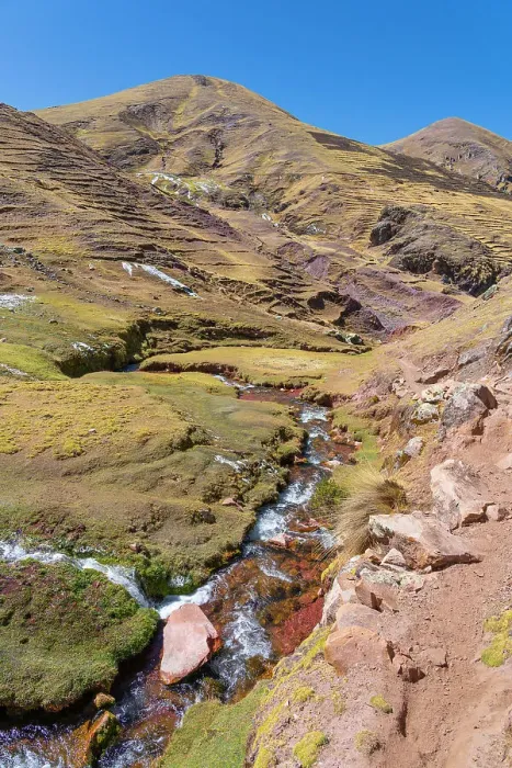Framed Print : Stream in the Andes, near Rainbow Mountain, Pitumarca District, Cusco Region, Peru Framed Print : Stream in the Andes, near Rainbow Mountain, Pitumarca District, Cusco Region, Peru