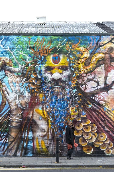 Street art around Brick Lane, East End, London, England, UK