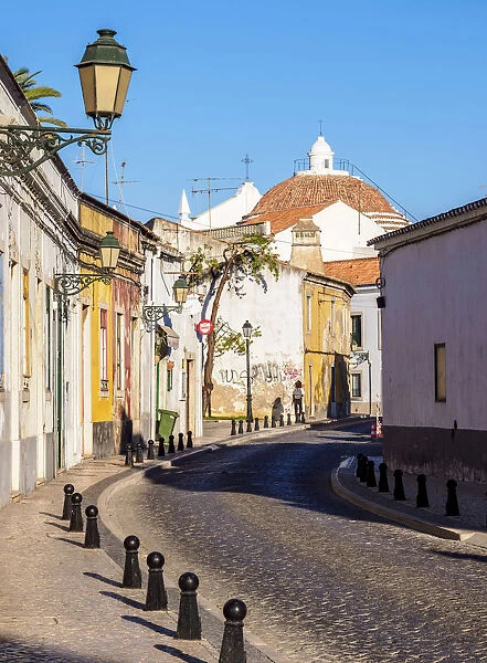 Street of Faro, Algarve, Portugal