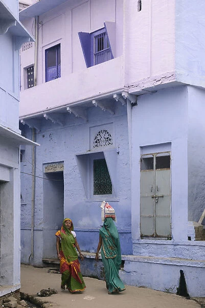 The street of Karauli, Rajasthan, India