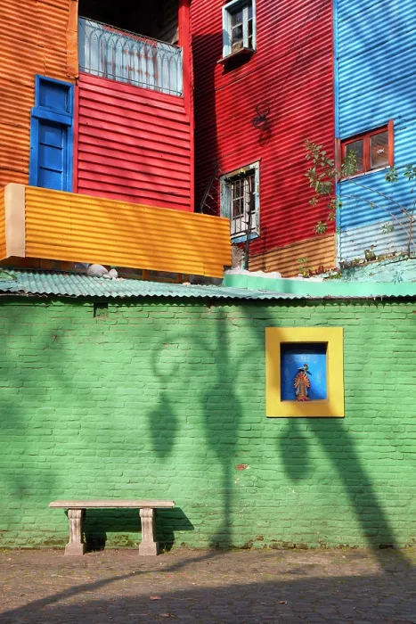 Framed Print : Detail of a street lamp shadow in the Caminito de La Boca, Buenos Aires, Argentina Framed Print : Detail of a street lamp shadow in the Caminito de La Boca, Buenos Aires, Argentina