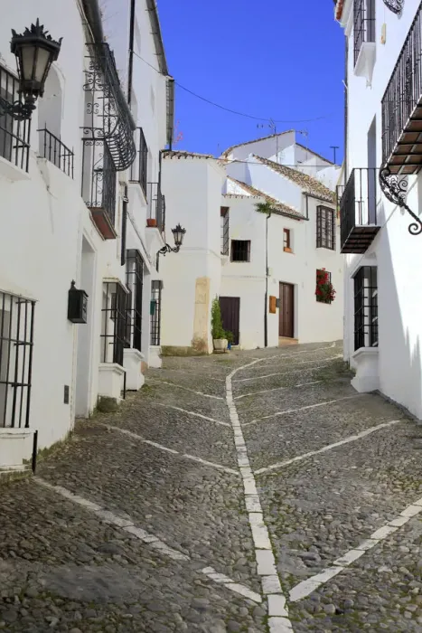 Framed Print : Street in old town, Ronda, Andalusia, Spain Framed Print : Street in old town, Ronda, Andalusia, Spain