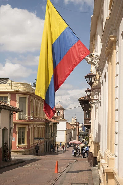 Street Scene, La Candelaria, Bogota, Cundinamarca, Colombia, South America