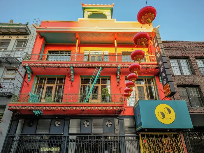 Framed Print : Streets of China Town, San Francisco, California, USA