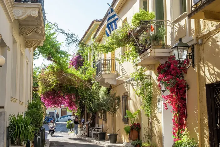 Framed Print : Streets of Plaka, Athens, Greece Framed Print : Streets of Plaka, Athens, Greece