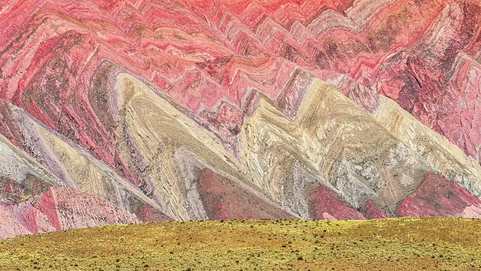 Framed Print : Striped colorful mountains, Serrania de Hornocal, Humahuaca, Jujuy, Argentina Framed Print : Striped colorful mountains, Serrania de Hornocal, Humahuaca, Jujuy, Argentina