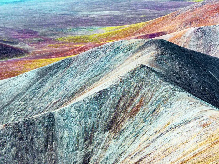 Framed Print : Striped colorful rocks on Galan Volcano, Puna, Catamarca, Argentina Framed Print : Striped colorful rocks on Galan Volcano, Puna, Catamarca, Argentina