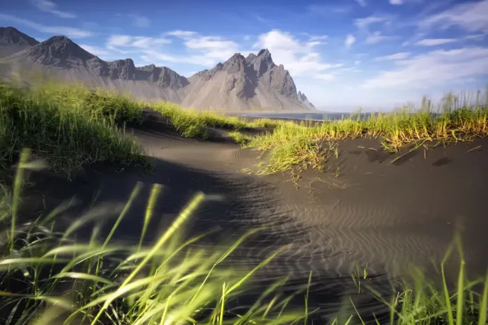 Framed Print : the strong wind envelope the sand dunes around the Vestrahorn mountain, during a summer sunrise, Stokksnes, Hofn, Eastern Iceland, Iceland Framed Print : the strong wind envelope the sand dunes around the Vestrahorn mountain, during a summer sunrise, Stokksnes, Hofn, Eastern Iceland, Iceland