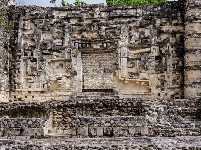 Framed Print : Structure II with menacing jaws of the serpent god Itzamna entrance, Hormiguero Archaeological Site, Campeche State, Mexico Framed Print : Structure II with menacing jaws of the serpent god Itzamna entrance, Hormiguero Archaeological Site, Campeche State, Mexico