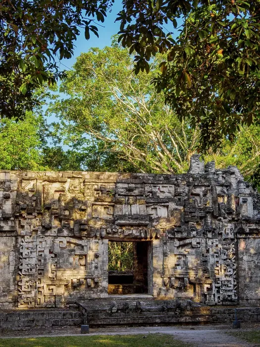 Framed Print : Structure II, monster mouth temple at sunset, Central Plaza, Chicanna Archaeological Site, Campeche State, Mexico Framed Print : Structure II, monster mouth temple at sunset, Central Plaza, Chicanna Archaeological Site, Campeche State, Mexico