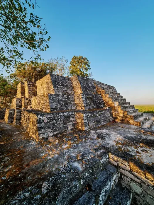 Framed Print : Structure II at sunrise, Calakmul Archaeological Site, Campeche State, Mexico Framed Print : Structure II at sunrise, Calakmul Archaeological Site, Campeche State, Mexico