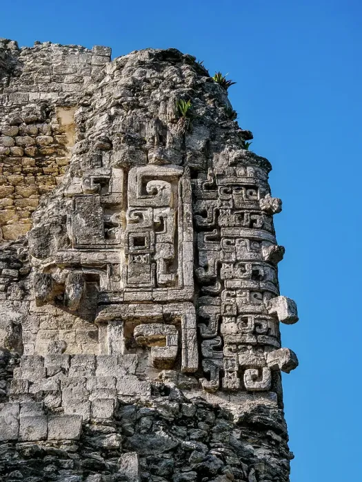Framed Print : Structure XX, detailed view, Chicanna Archaeological Site, Campeche State, Mexico Framed Print : Structure XX, detailed view, Chicanna Archaeological Site, Campeche State, Mexico