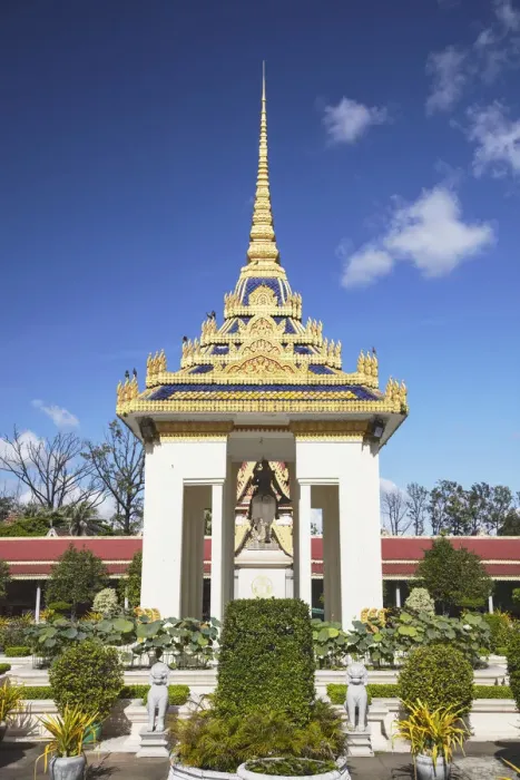 Framed Print : Stupa at Silver Pagoda inside Royal Palace complex, Phnom Penh, Cambodia Framed Print : Stupa at Silver Pagoda inside Royal Palace complex, Phnom Penh, Cambodia