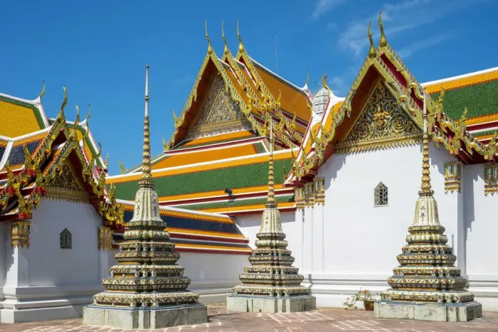 Framed Print : Stupas at Wat Pho (Temple of the Reclining Buddha), Bangkok, Thailand Framed Print : Stupas at Wat Pho (Temple of the Reclining Buddha), Bangkok, Thailand