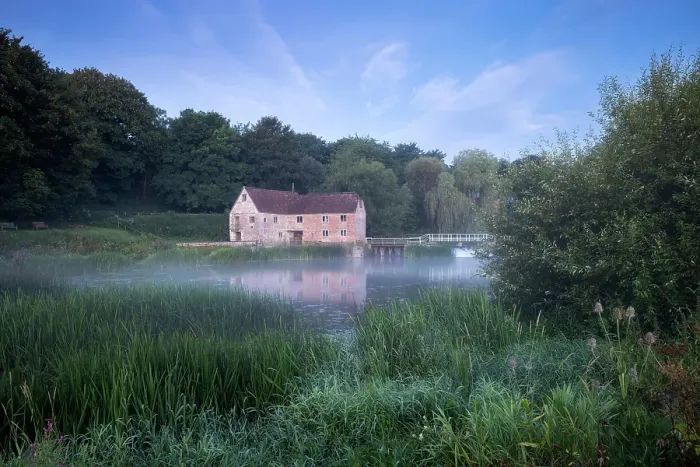 Framed Print : Sturminster Newton Mill, River Stour, Dorset, England, UK, July 2024 Framed Print : Sturminster Newton Mill, River Stour, Dorset, England, UK, July 2024