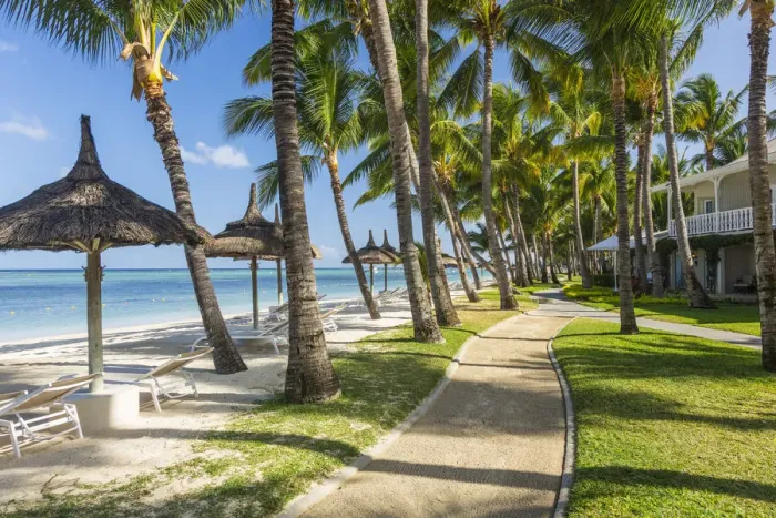 Framed Print : Sugar Beach resort, Flic-en-Flac, Riviare Noire (Black River), West Coast, Mauritius