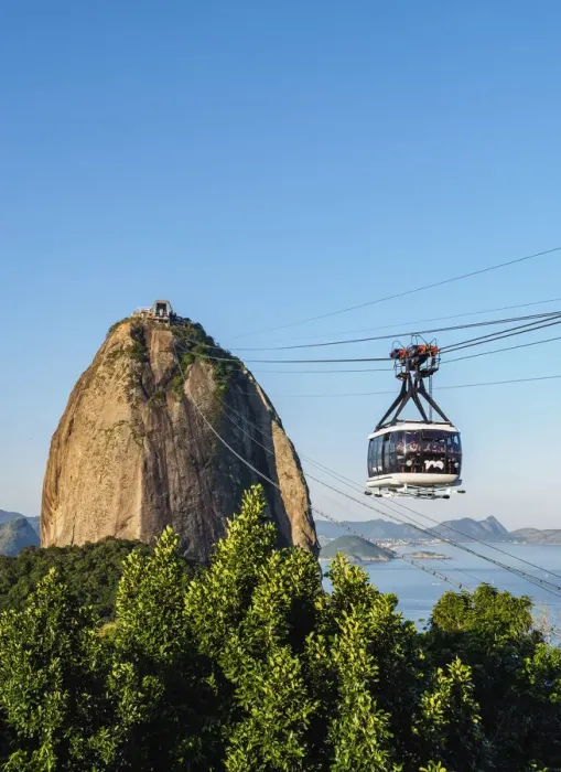 Framed Print : Sugarloaf Mountain Cable Car, Rio de Janeiro, Brazil
