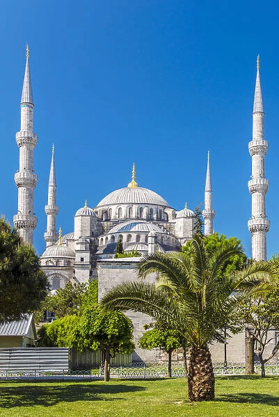 Sultan Ahmed Mosque or Blue Mosque, Sultanahmet, Istanbul, Turkey