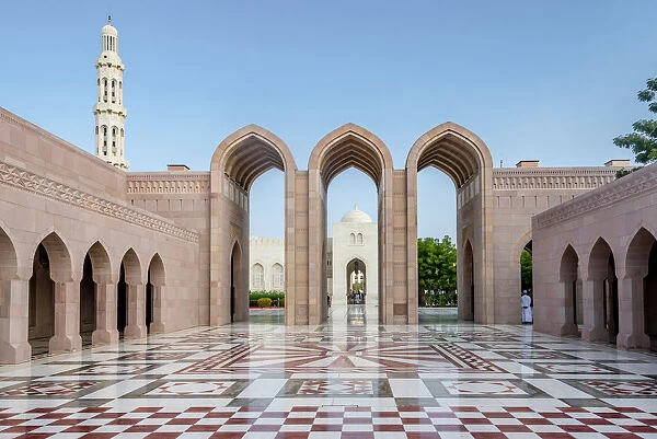 Sultan Qaboos Grand Mosque, Muscat, Sultanate of Oman, Middle East