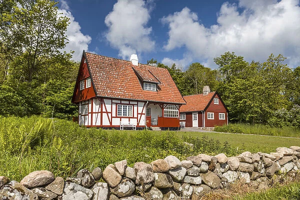 Summer house idyll on Bornholm, Denmark