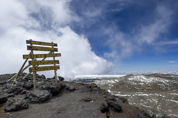 The Summit of Mount Kilimanjaro, Uhuru Peak, at 19, 340ft